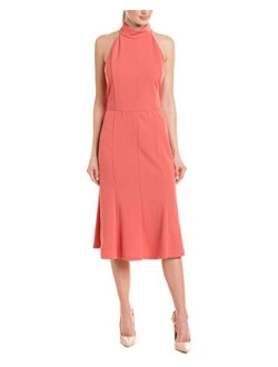 Women's Midi-Length Halter Dress