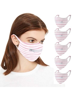 Washable Reusable Face Cover with with Zipper for Drinking, Mouth Cover Balaclavas for Bike Cycling