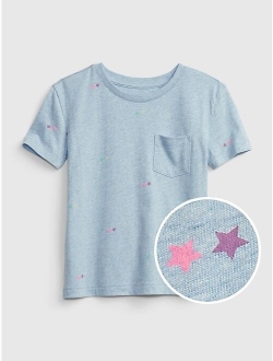 Kids Print Pocket T-Shirt