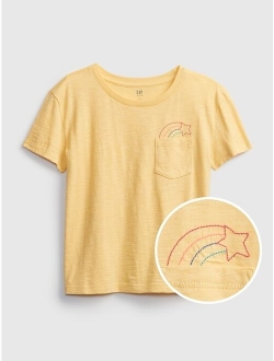 Kids Print Pocket T-Shirt