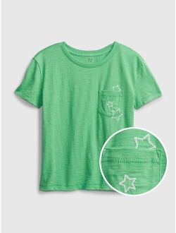 Kids Print Pocket T-Shirt