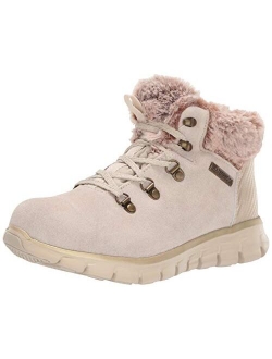 Women's Synergy-Short Waterproof Lace Up Boot with Fur Cuff Snow