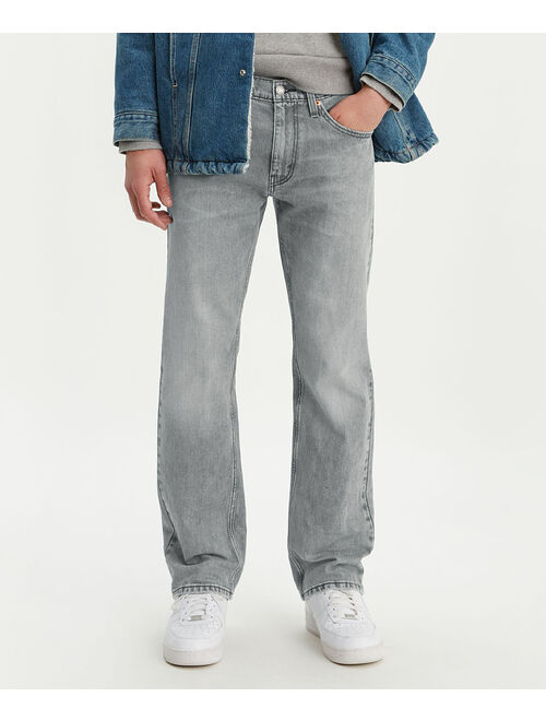 Levi's | Dark Slate Whiskers Relaxed Straight-Leg Jeans - Men