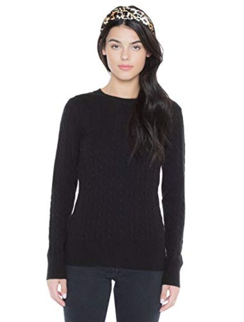 JENNIE LIU J CASHMERE Women's 100% Cashmere Long Sleeve Pullover Crew Neck Sweater