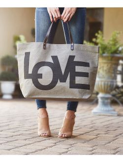 Santa Barbara Design Studio | 'Love' Jute Tote