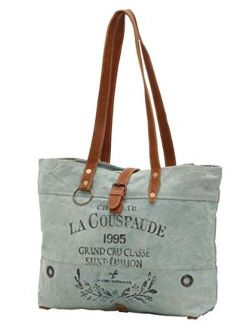 Myra Bags La Couspaude Upcycled Canvas Tote Bag M-0814