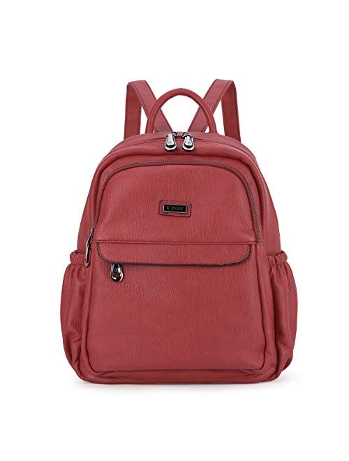 Women Bags Backpack Purse PU Leather Zipper Bags Casual Backpacks Shoulder Bags