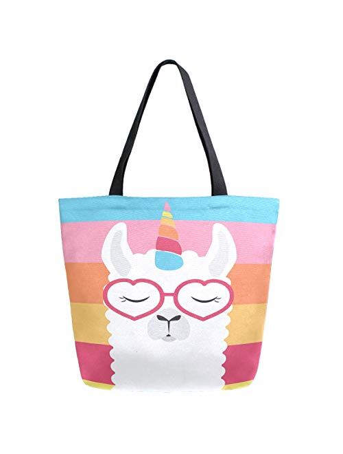 ZzWwR Stylish Fun Pattern Extra Large Shoulder Tote Bag for Beach Travel Weekender Gym Grocery Shopping