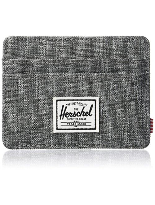 Herschel Charlie RFID, Raven Crosshatch, One Size