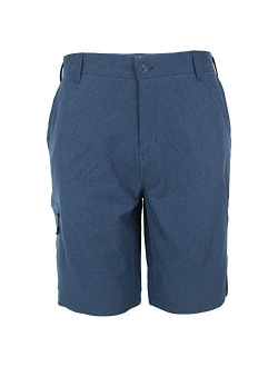 Mens Amphibian Hybrid Shorts Flat Front Chino Golf Short Pants Athletic Casual Board Shorts/Walk Short