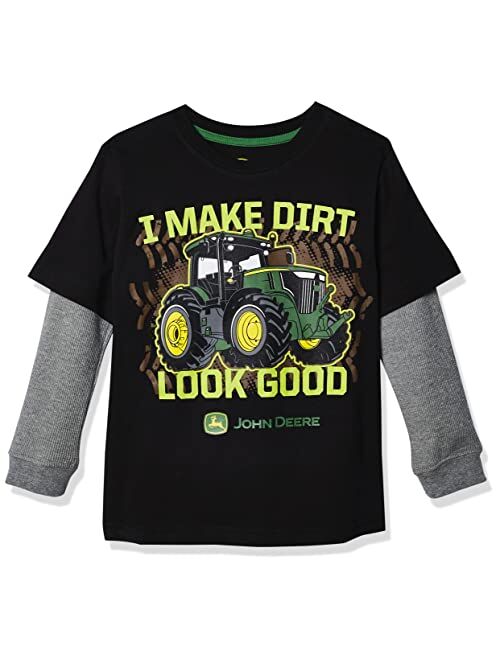 John Deere Little Boy Long Sleeve Tee