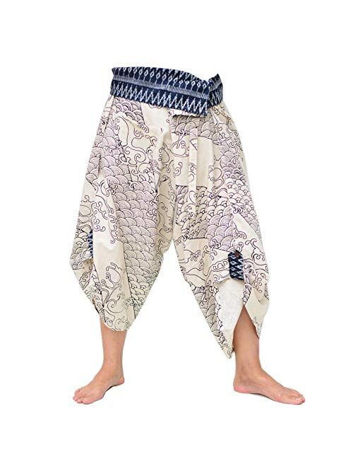 Harem Pants Women Men Yoga Ninja Pants Samurai Style