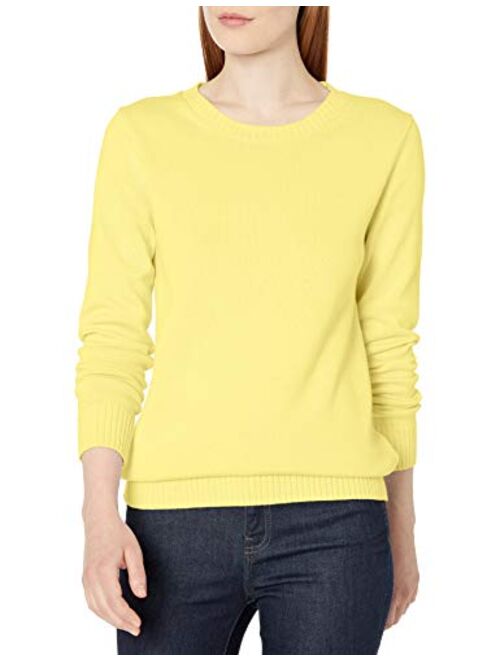 Amazon Essentials Women's 100% Cotton Crewneck Sweater