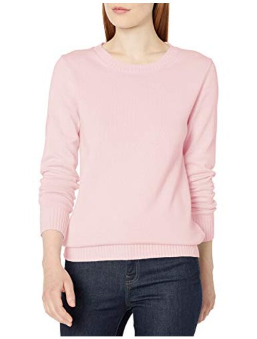 Amazon Essentials Women's 100% Cotton Crewneck Sweater