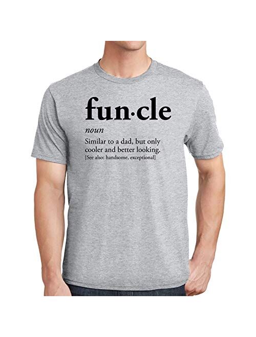 Funcle Fun Uncle Joke Funny T-Shirt Cool Sarcastic Novelty Humor Shirt