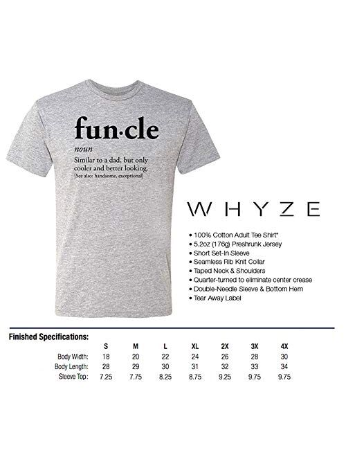 Funcle Fun Uncle Joke Funny T-Shirt Cool Sarcastic Novelty Humor Shirt