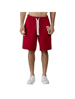 Men's Shorts Jogger with Pockets from UK for Casual Active Fit Reflective Print Big Sale in Last Week