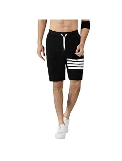 Men's Shorts Jogger with Pockets from UK for Casual Active Fit Reflective Print Big Sale in Last Week