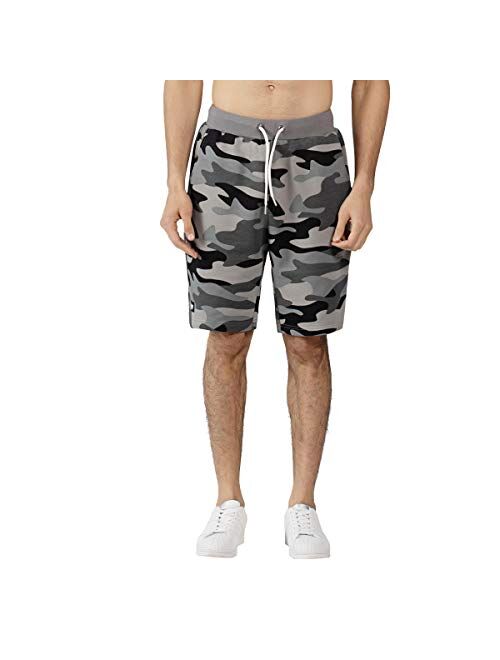 Men's Shorts Jogger with Pockets from UK for Casual Active Fit Reflective Print Big Sale in Last Week