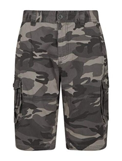 Mountain Warehouse Mens Camo Cargo Shorts -Durable Summer Short Pants