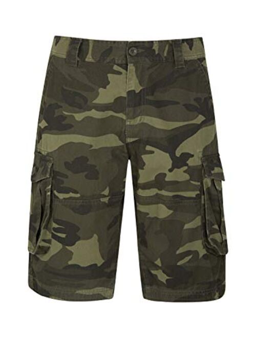 Mountain Warehouse Mens Camo Cargo Shorts -Durable Summer Short Pants