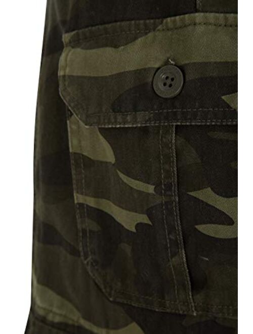 Mountain Warehouse Mens Camo Cargo Shorts -Durable Summer Short Pants