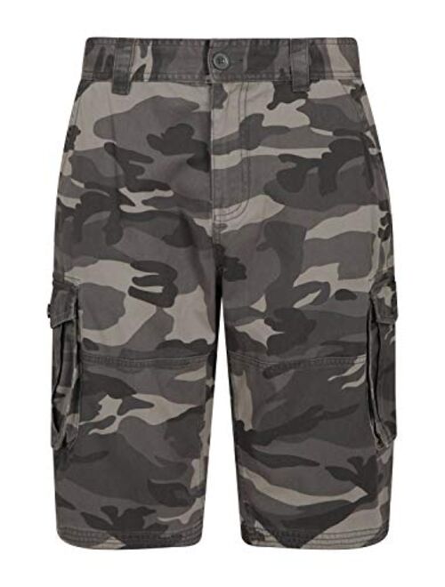 Mountain Warehouse Mens Camo Cargo Shorts -Durable Summer Short Pants