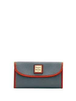 Dooney & Bourke Pebble Grain Continental Clutch Wallet