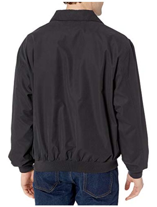 Weatherproof Men's Microfiber Classic Golf Jacket, Black, X-Large