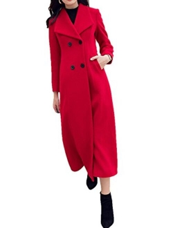 PENER Women's Long Section of The Fashion Trend of Wool Coat