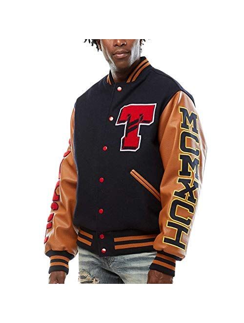 Smoke Rise Unisex Fashion Wool Varsity Jacket