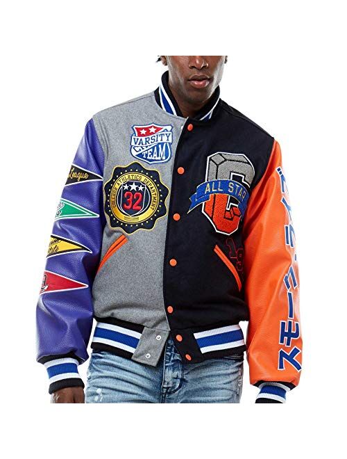 Smoke Rise Unisex Fashion Wool Varsity Jacket