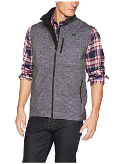 Men's Bonded Softshell Vest with Concealed Carry Pockets