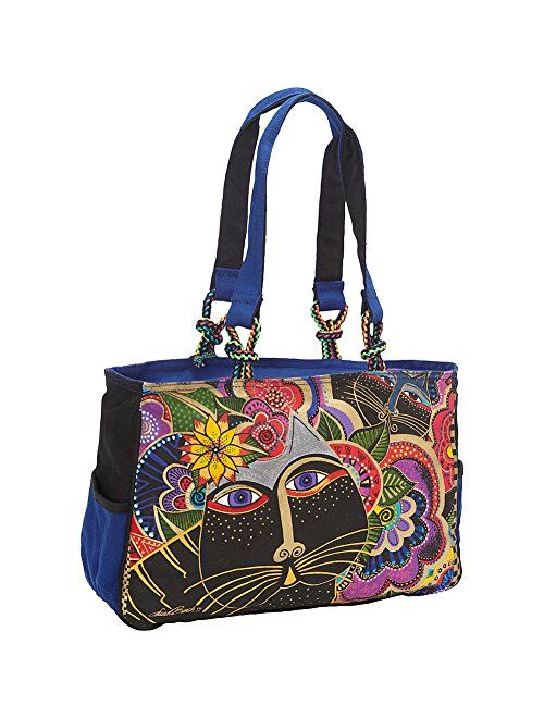 Laurel Burch Carlotta's Cats Tote, Multi, One Size