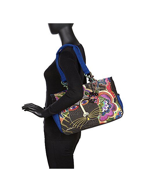 Laurel Burch Carlotta's Cats Tote, Multi, One Size