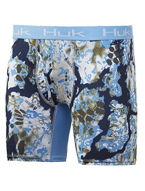 HUK Mens Kryptek Boxer | Dry Fit Boxers with Anti-Microbial Treatment