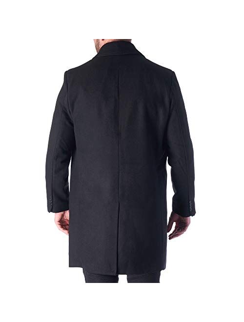 Hammer Anvil Orson Mens Wool Blend Single Breasted Walking Coat