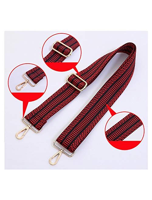  Beacone Wide Purse Strap Adjustable Canvas Replacement