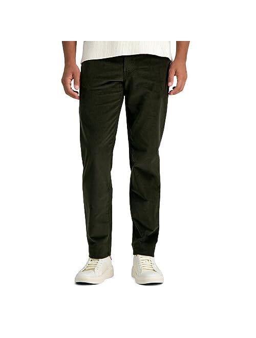 Haggar Men's Premium No Iron Khaki Classic Fit Expandable Waist Flat Front Pant Reg. and Big & Tall Sizes