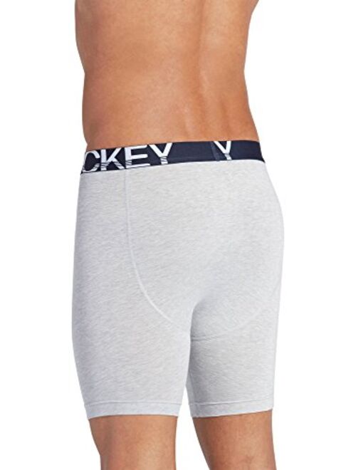 Jockey Men's Underwear ActiveStretch Midway Brief - 3 Pack, True Navy/Grey Heather/True Navy, M