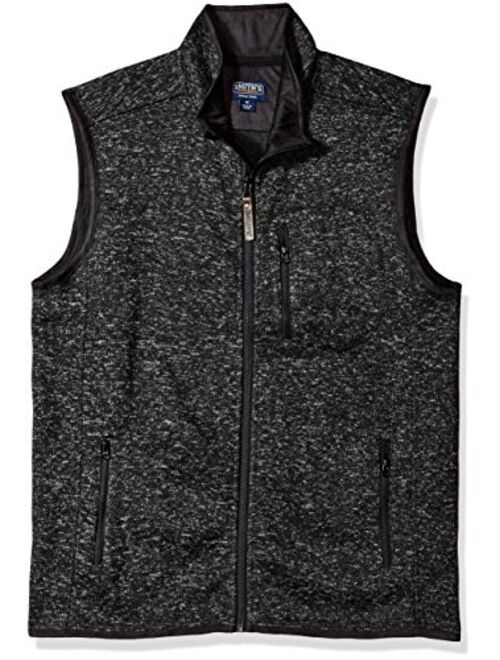 Smith's Workwear Men's Full Zip Sweater Fleece Vest