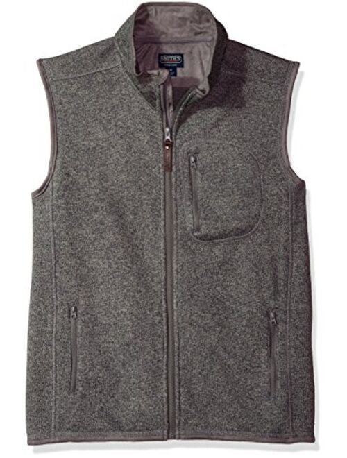 Smith's Workwear Men's Full Zip Sweater Fleece Vest