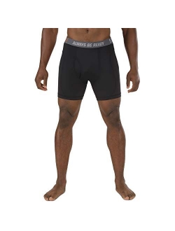 5.11 Tactical Men's Performance 6-inch Brief, Poly/Spandex Fabric, Flat Locked Seams, Style 40155