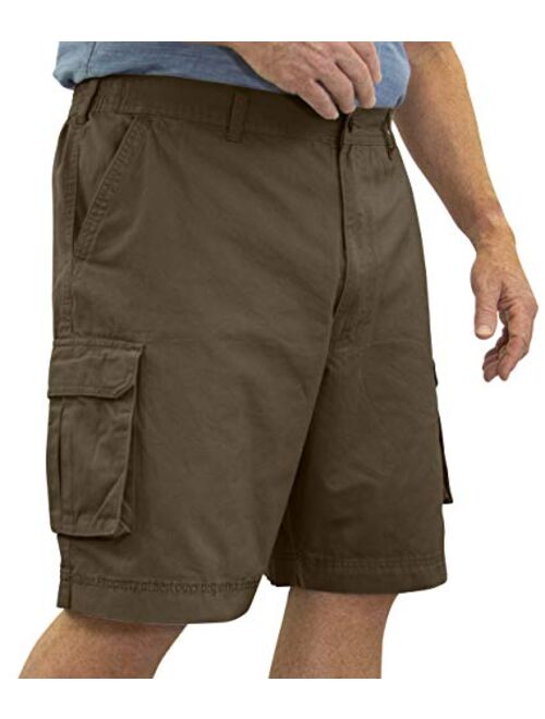 ROCXL Big and Tall Mens Expandable Waist Cargo Shorts