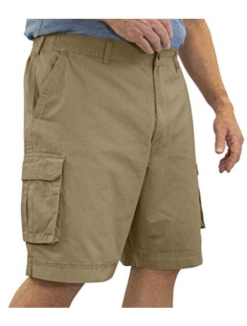 ROCXL Big and Tall Mens Expandable Waist Cargo Shorts