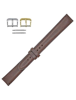 Made in The USA - Montana Genuine Leather Big and Tall Long Watch Bands Straps - American Factory Direct - for Vintage and Newer Watches Real Leather Creations