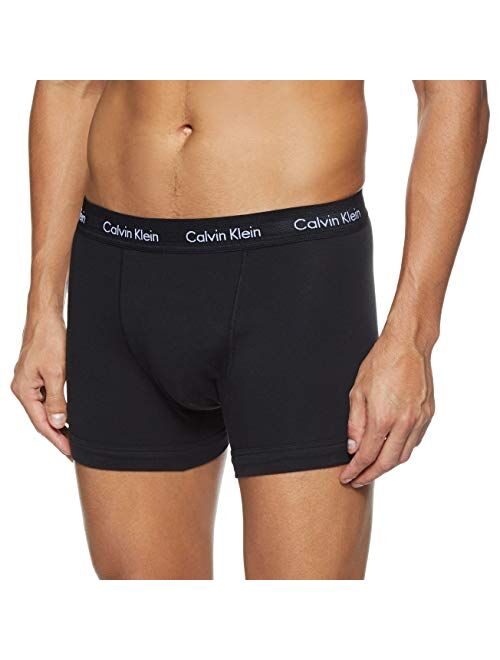 Calvin Klein Men's 3 Pack Trunks, Blue