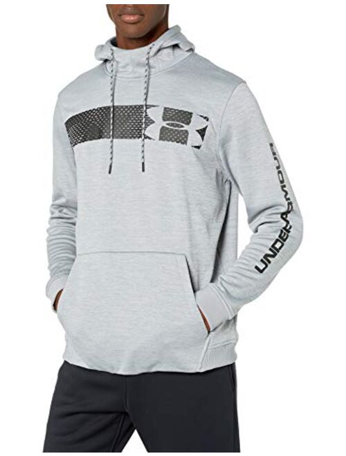 Under Armour mens Armour Fleece Pullover Hoodie Bar Logo Graphic