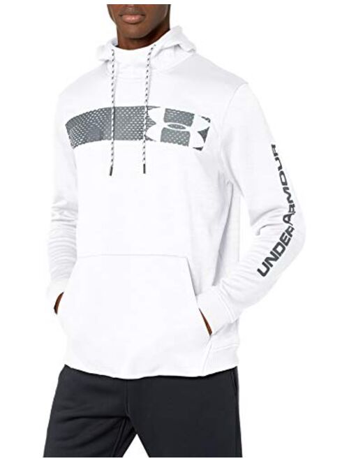 Under Armour mens Armour Fleece Pullover Hoodie Bar Logo Graphic