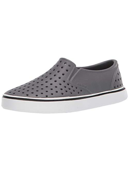 Native Kids Shoes Boy's Miles Slip-On (Toddler/Little Kid) Dublin Grey/Shell White 9 Toddler M